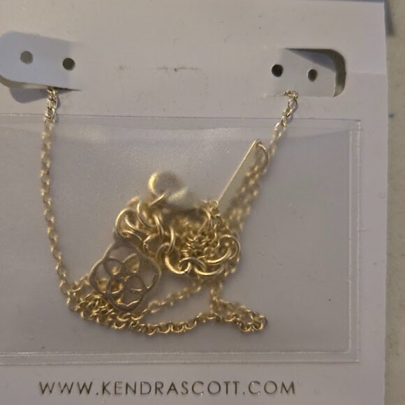 Kendra Scott Necklace 18 inches Unused~ Clear - Picture 3 of 3
